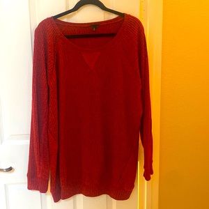 Red light sweater torrid size 3 worn once